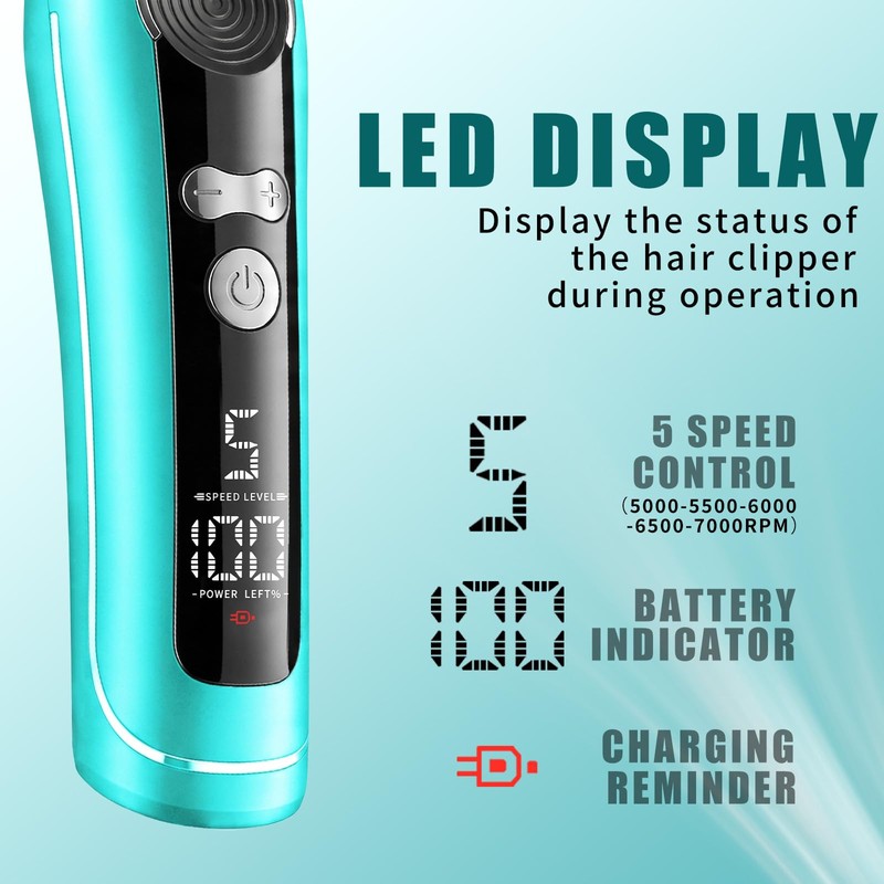 VGR 299 Zero Gap Hair Trimmer for Men with 5-Speed