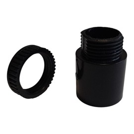 20mm PVC Male Conduit Adaptor Black– Pack of 2