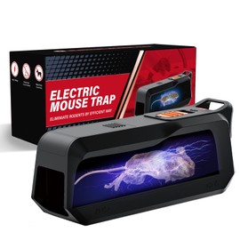 GuoTing Electric Rat Trap, Electric Mouse Trap, 1800 V, Powerful Voltage to Kill Rats Instantly, Mouse Traps for Garden, Kitchen, Indoor