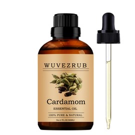 Wuvezrub Cardamom Essential Oils 60ML, Pure Cardamom Essential Oil for Aromatherapy Diffuser - 2 Fl Oz