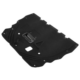 HECASA Engine Splash Shield Compatible with 2021-2025 Ford Bronco Sport Lower Engine Under Cover Guard Black Replacement for FO1228183