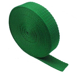 The Bead Shop - 5 Metres - Heavy Duty Polypropylene Webbing Strap Tape for Rucksack, Backpacks, Luggage/Cargo Strapping, Belts (Emerald, 50mm)