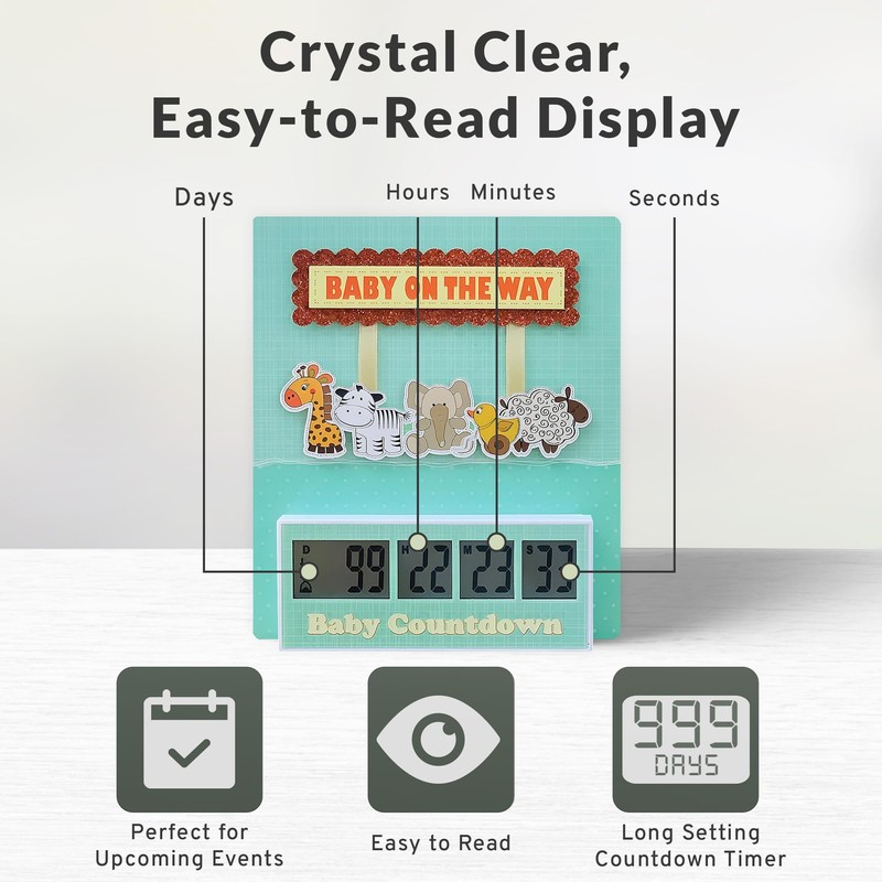 Retirement, Wedding or Baby Countdown Clock | up to 999