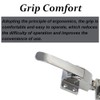 SagaSave 2 x Metal Fridge Freezer Pull Handle Lock Release