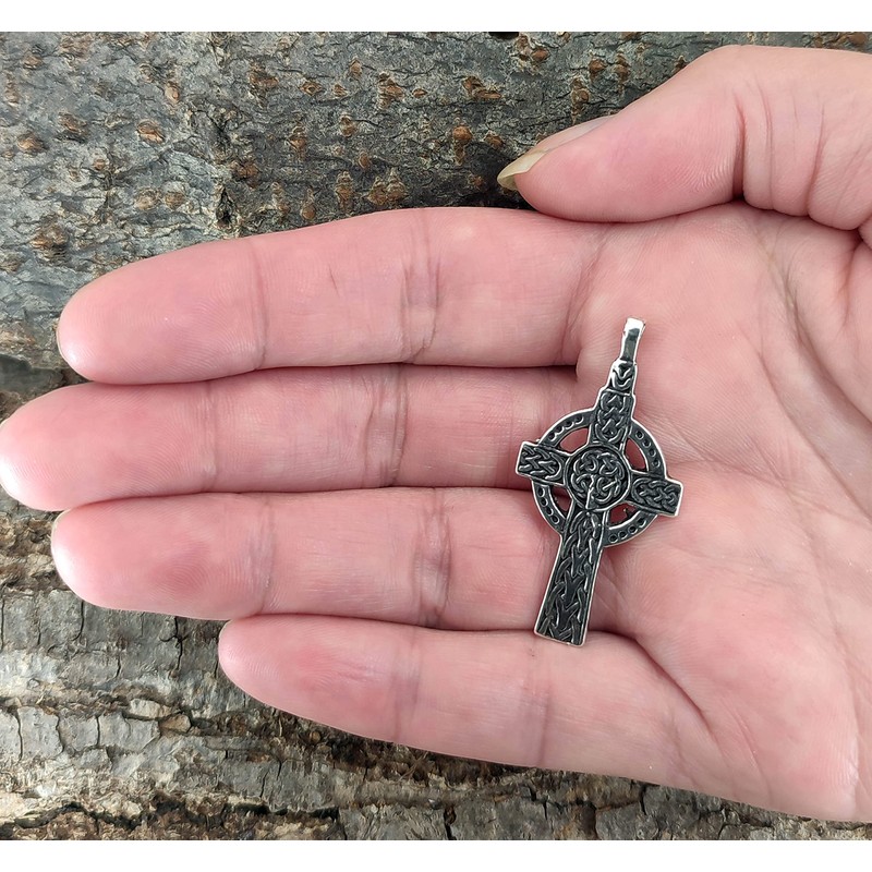 Celtic Cross Pendant Made From 925 Sterling Silver