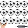 Tcvents 12 PCS Small Soccer Balls, Inflatable 4'' Mini Soccer