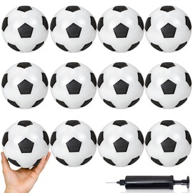 Tcvents 12 PCS Small Soccer Balls, Inflatable 4'' Mini Soccer Ball for Kids