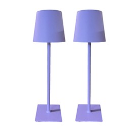 CHLORANTHUS 2 Pack Cordless Table Lamps, 3 Colors Stepless Dimming, 5000mAh Rechargeable Battery LED Desk Lamp for Bedroom/Couple Dinner/Desk/Cafe/Dining Room/Terrace