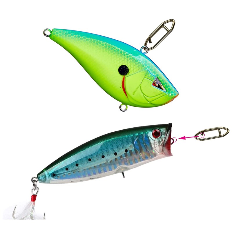 Brilisle Fishing Clips snap Quick Change Lures Fast Link Quick