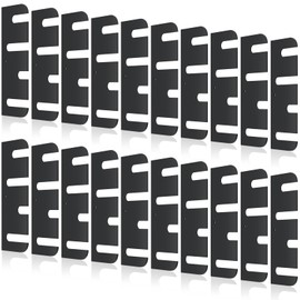 MorningRo 20 Pcs Hardware Door Hinge Shims Stainless Steel Metal Coated Finish Door Hinge Shim for Repair Kit (4 Inch)