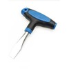 10mm T Handle Flat Head Screwdriver with Ergonomic Plastic Handle,