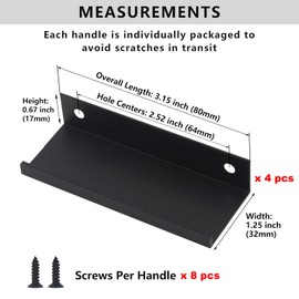 XINYUICEAN 4 Piezas Tirador de Puerta de Mueble ​Ocultas Invisibles Manija Incrustada para el Hogar Mango Oculto de Aluminio para Cajón Cocina Armario Metal Botón de Mango para Armario Sala de Estar