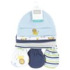 Hudson Baby Unisex Baby Cotton Cap and Scratch Mitten Set,