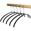 Hagspiel Pack of 10 Clothes Hangers Made of Metal, Non-Slip