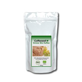 Coffeewell Grüner Bio Kaffee - Detox Organic Green Coffee 700g (for Coffee Enema) - GMP certified