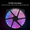Case Fan 200mm Large Hydraulic Bearings Fan Air Volume ARGB