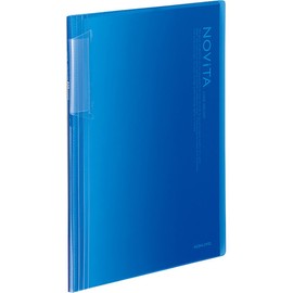 Kokuyo Cardholder with Adjustable Capacity<ノビータ>(10 cards per page), Blue