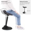 SONGMICS Standing Desk Chair, Adjustable Ergonomic Standing Stool, 23.6-33.3 Inches,