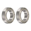 uxcell 2pcs 6801ZZ Bearing 12x21x5mm, Chrome Steel Double Shielded Precision