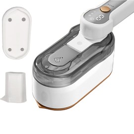 Steamer for Clothes,1200W Wet Dry Dual Ironing Handheld Hanging Iron Machine，150ml Large Water Tank, 10S Fast Heating Clothes Wrinkle Remover, Suitable for Home, Travel & Dormitory (Grey)