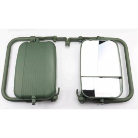 Humvee New Green HMMWV Mirror Assy Set, Pair Humvee H1 HUMMER, M998 12342129 12342130