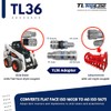 TL36 Flat Face to Ag style Quick Coupler Adapter Set
