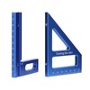 Aluminum Alloy Multi Angle Measuring Ruler Woodworking Square Protractor 45°