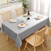 Homaxy Table Cloth Rectangular 140x180 cm, Washable Polyester Jacquard Tablecloth,