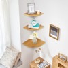 Corner Wall Shelves, Corner Floating Shelves Set of 2 Solid