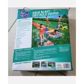 Aqua Splash N Fun Aqua Blast Obstacle Course Kids Water Backyard Fun