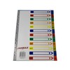 A4 Jan - Dec Month Polypropylene Dividers with Index Cover
