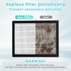 AIRCYAN HEPA Air Purifier Filter, High-Efficiency Air Purifier with Carbon