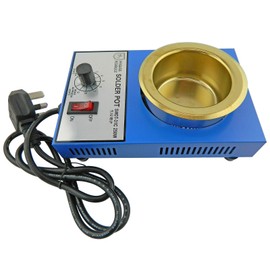 Prince August Solder Melting Pot for Low Melting Point Metal for Hobby Casting.