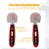 12V-250V Voltage Tester,Non-Contact Voltage Tester,Electrical Tester with LED Flashlight and