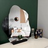 DSMKJT Solid Wood Large Floor Mirror Stand for Full Length
