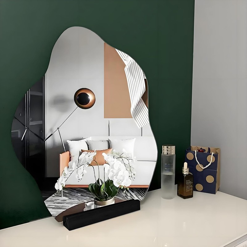 DSMKJT Solid Wood Large Floor Mirror Stand for Full Length