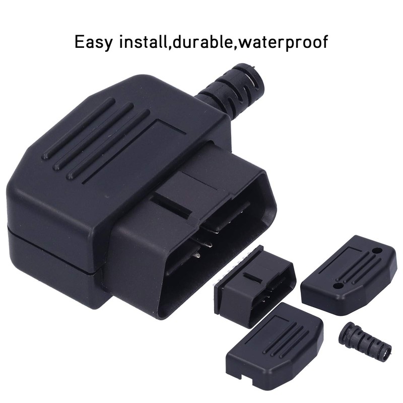 Universal Car OBD2 16 Pin Connector OBD-II Diagnostic Plug Plug