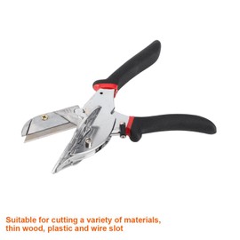 Multi Angle Shear Cutter, Non-Slip Handle 45-135 Degree Miter Snips Cutting Tool for Cutting Thin Wood,Universal Scissors