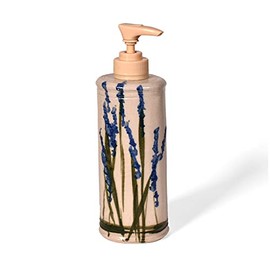 Holman Pottery Handmade Soap Lotion Dispenser, Wildflower,One Size