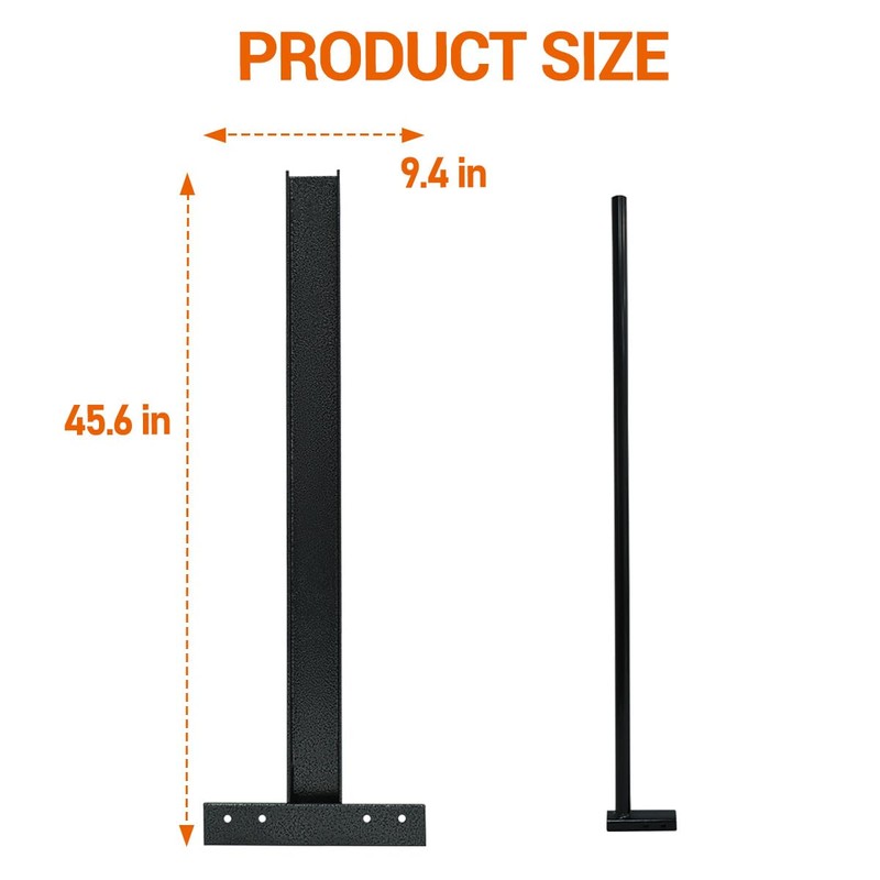 Liouedf Adjustable Roof Ladder Racks for 4'-7' Enclosed Trailers/Cargo Vans/Trucks: