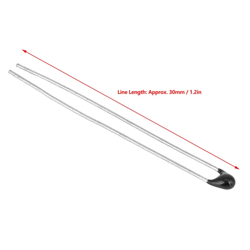 Pack of 10 MF52 NTC Thermistor, 5k-100k Resistance Value, Highly