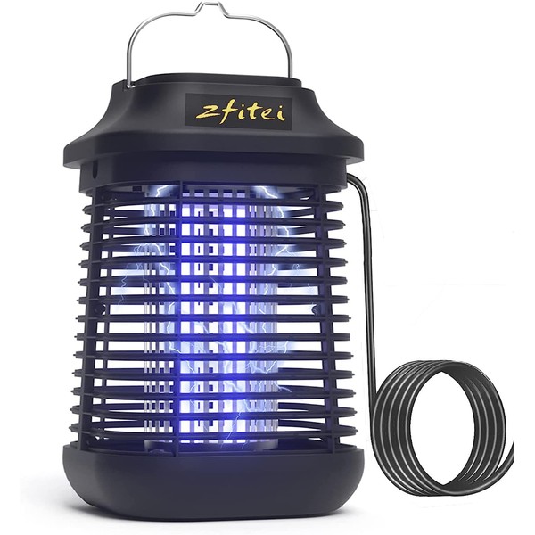 Bug Zapper,2 in 1 Bug Zapper Indoor,High Powered Waterproof Mosquito Zapper for Outdoor and Indoor,4200V Electronic Mosquito Trap for Home, Garden