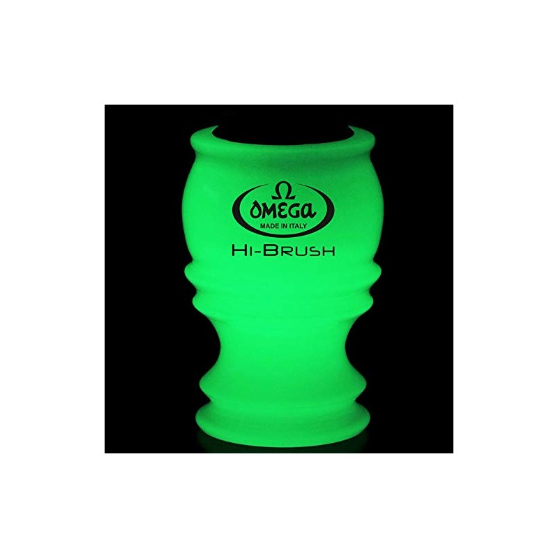 Omega Hi-Brush 46800 Shaving Brush Glow in the Dark Resin