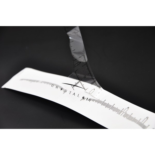 Eyebrow Sticky Ruler Disposable Calliper Microblading Tattoo Stencil by Crystalum