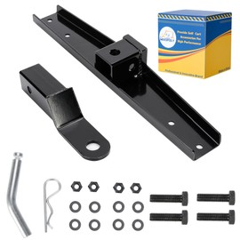 MIXOPOLY Golf Cart Trailer Hitch for EZGO TXT/Medalist Gas and Electric 1994-up, Heavy Duty Rear Bumper Trailer with Receiver, No Drilling Required