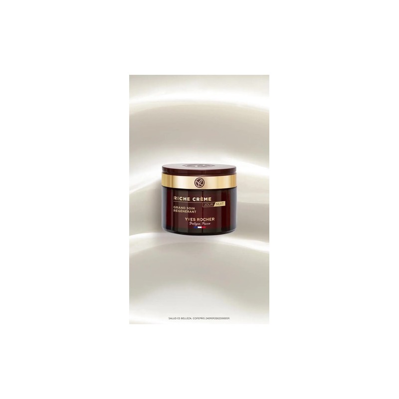 Yves Rocher Crema Facial Antiedad Riche Creme Fórmula Vegana Nutre