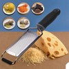 Lemon Zester, Stainless Steel Kitchen Cheese Grater, Plastic Cover Ergonomic