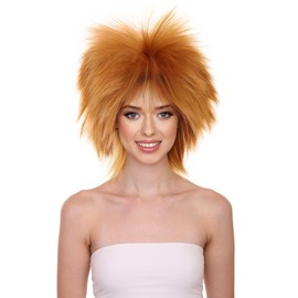 Funky Punk Wig (Adult, Golden Brown)