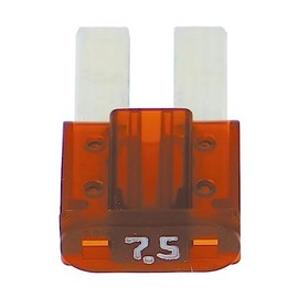 Amon 7602 Micro 2 Fuse 7.5A (Approx. 0.4 x 0.6 x 0.2 inches (9 x 15 x 4 mm), Pack of 10