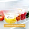 WRAPOK Soup Freezer Bags Reusable Liquid Storage Bag Ziplock Sauce
